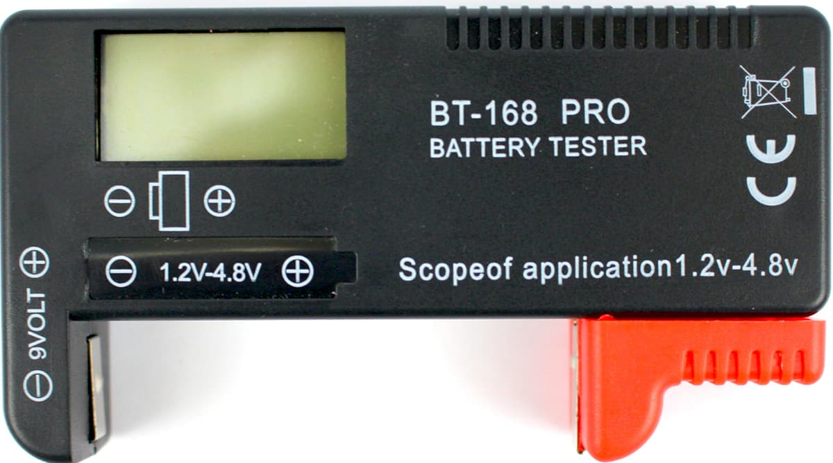 Тестер ємності батарейок та акумул. BT-168 Pro AA,ААА,D,С AG 1,2V -4,8V крона 9V /Breidon — фото 6