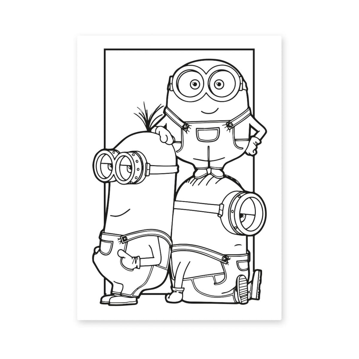 Розмальовка А4 "Minions" 12стор. №742917/Yes — фото 4