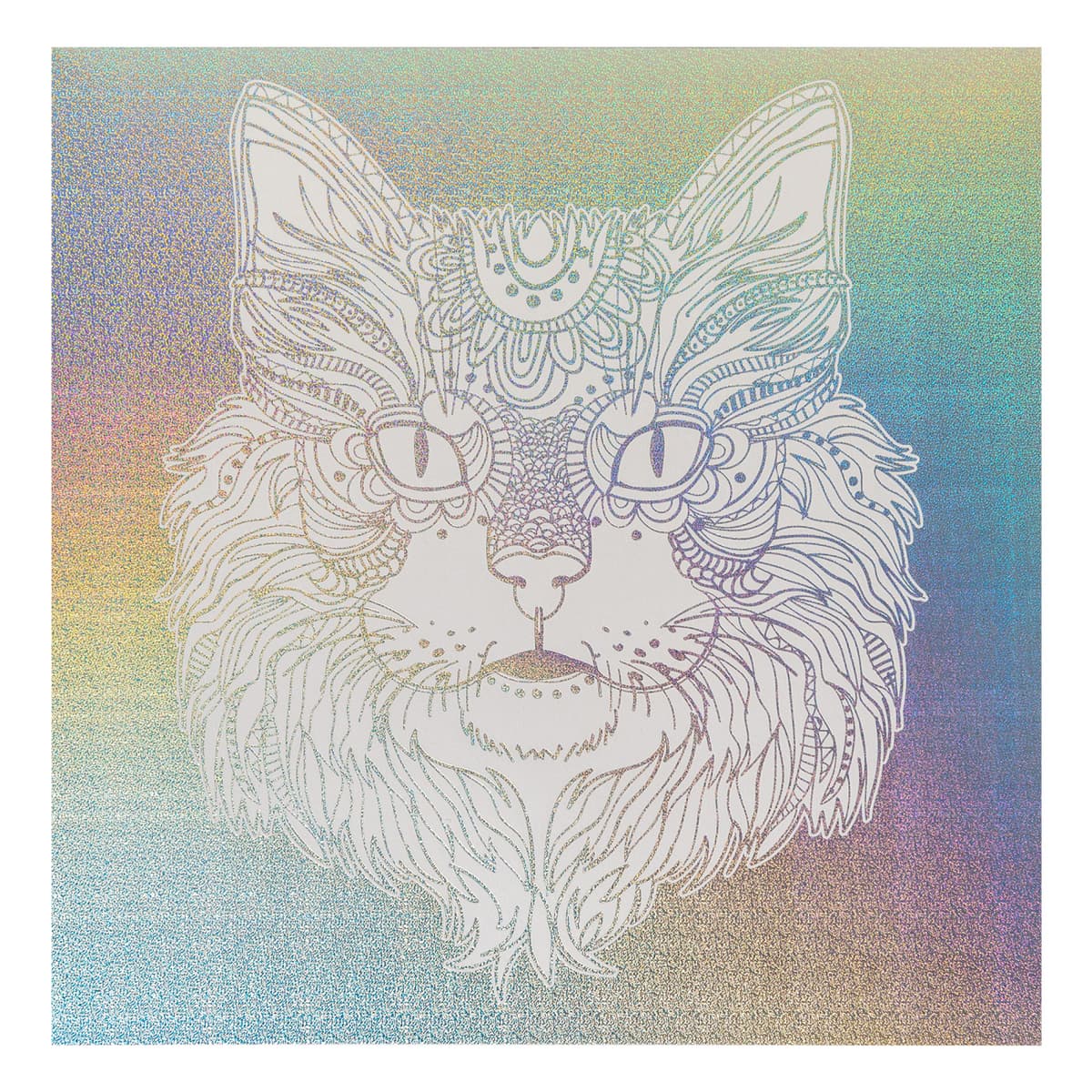 Розмальовка антистрес В5 24арк."Holographic Animals" №742956/Santi — фото 3