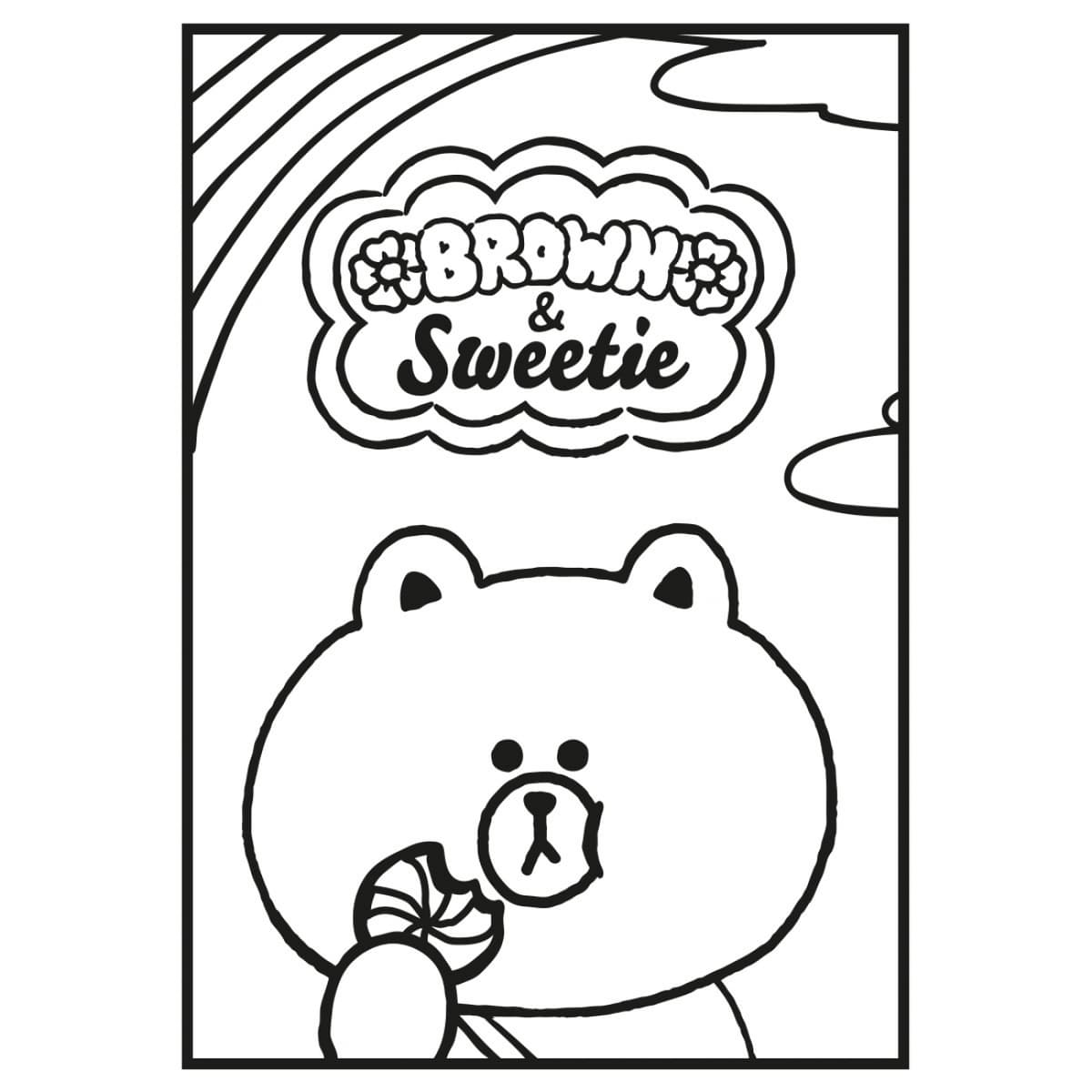 Розмальовка А4 "Line Friends" 12стор. №743220/Yes — фото 4