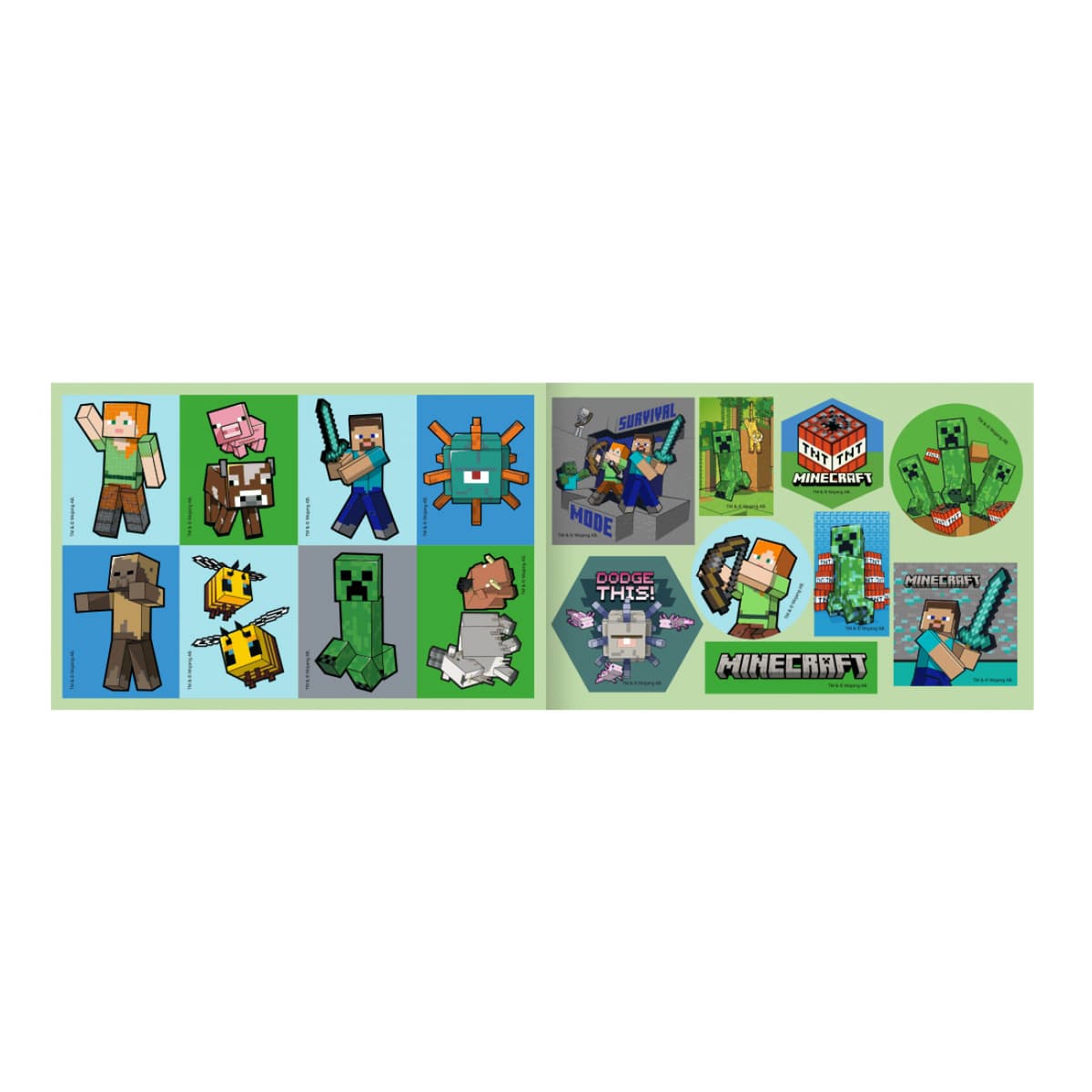 Розмальовка А4 "Minecraft" 12стор. з наліпками та завданнями №743222/Yes — фото 5