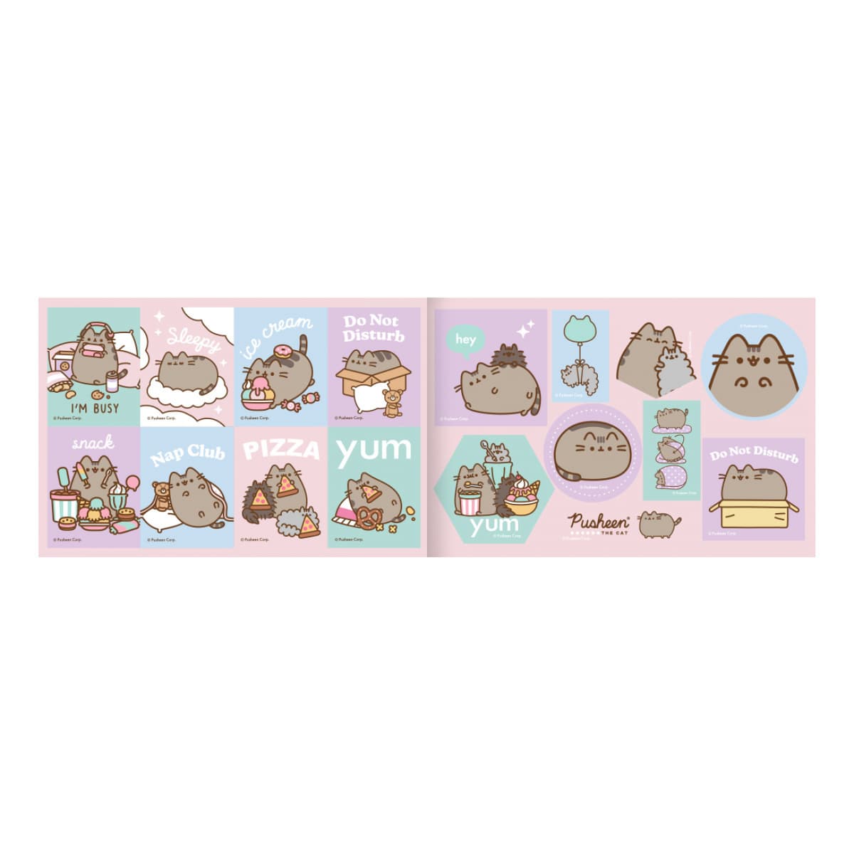 Розмальовка А4 "Pusheen" 8стор. з наліпками №743229/Yes — фото 5