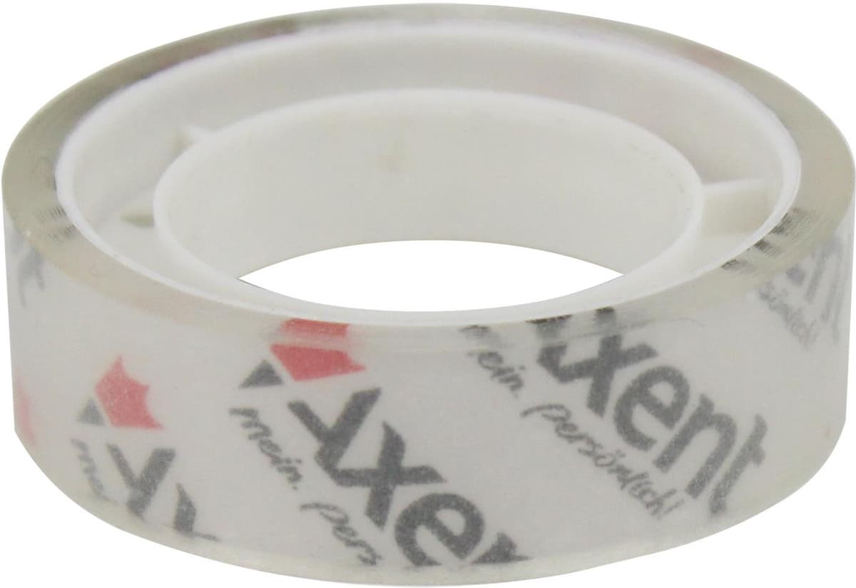 Стрічка клейка канц. "Axent" 12ммх10ярд.(9,14м) 40мкм прозор. №3011 — фото 3
