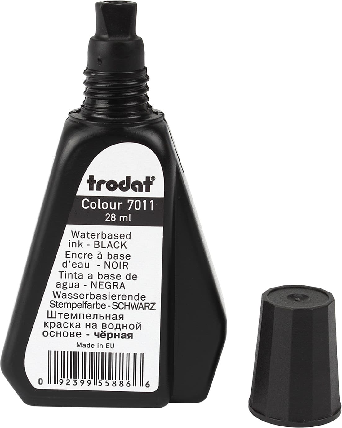 Штемпельна фарба "Trodat" №7011 28мл чорн. — фото 3
