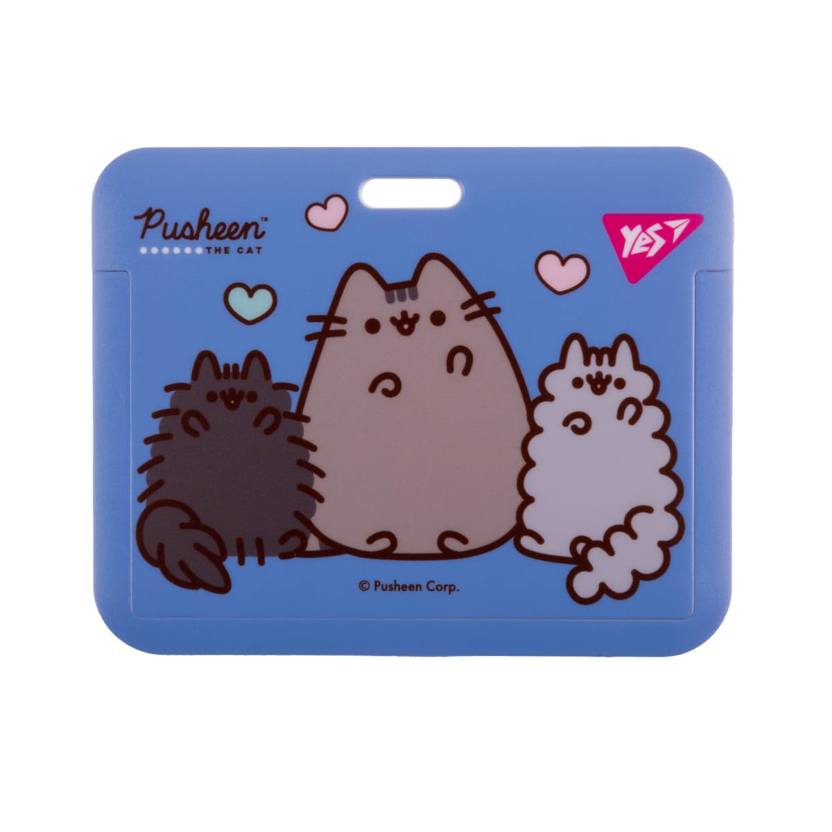 Бейдж "Yes" Pusheen №940394 горизонт. на стрічці,слайдер — фото 4