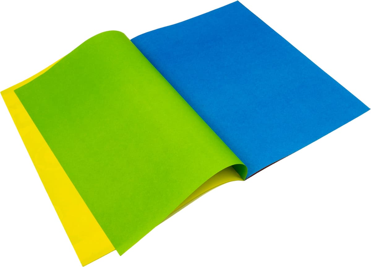 Папір кольор. А4 двостор. 10арк. 70г/м2,скоба №АП-1203/Апельсин — фото 3