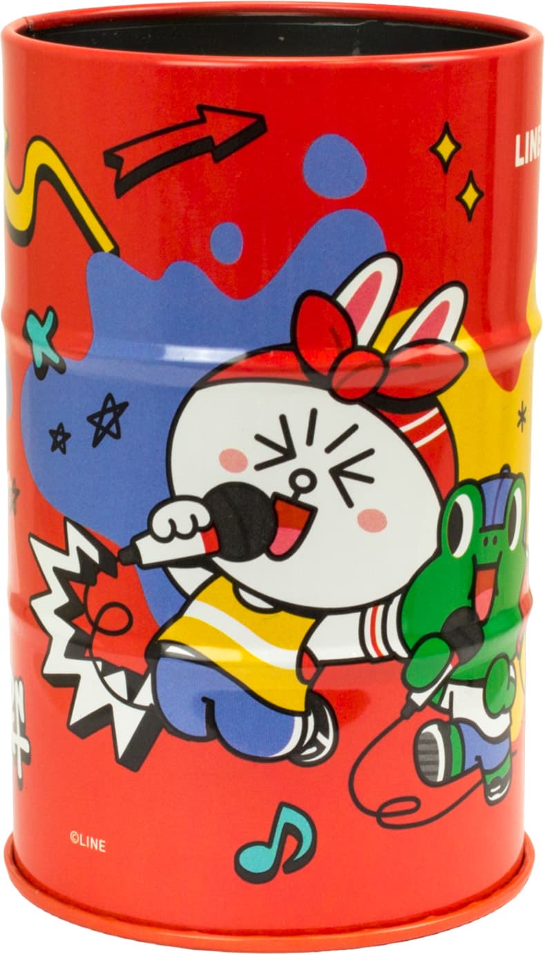 Стакан для ручок метал. "Yes" №470504 "Line friends" — фото 4