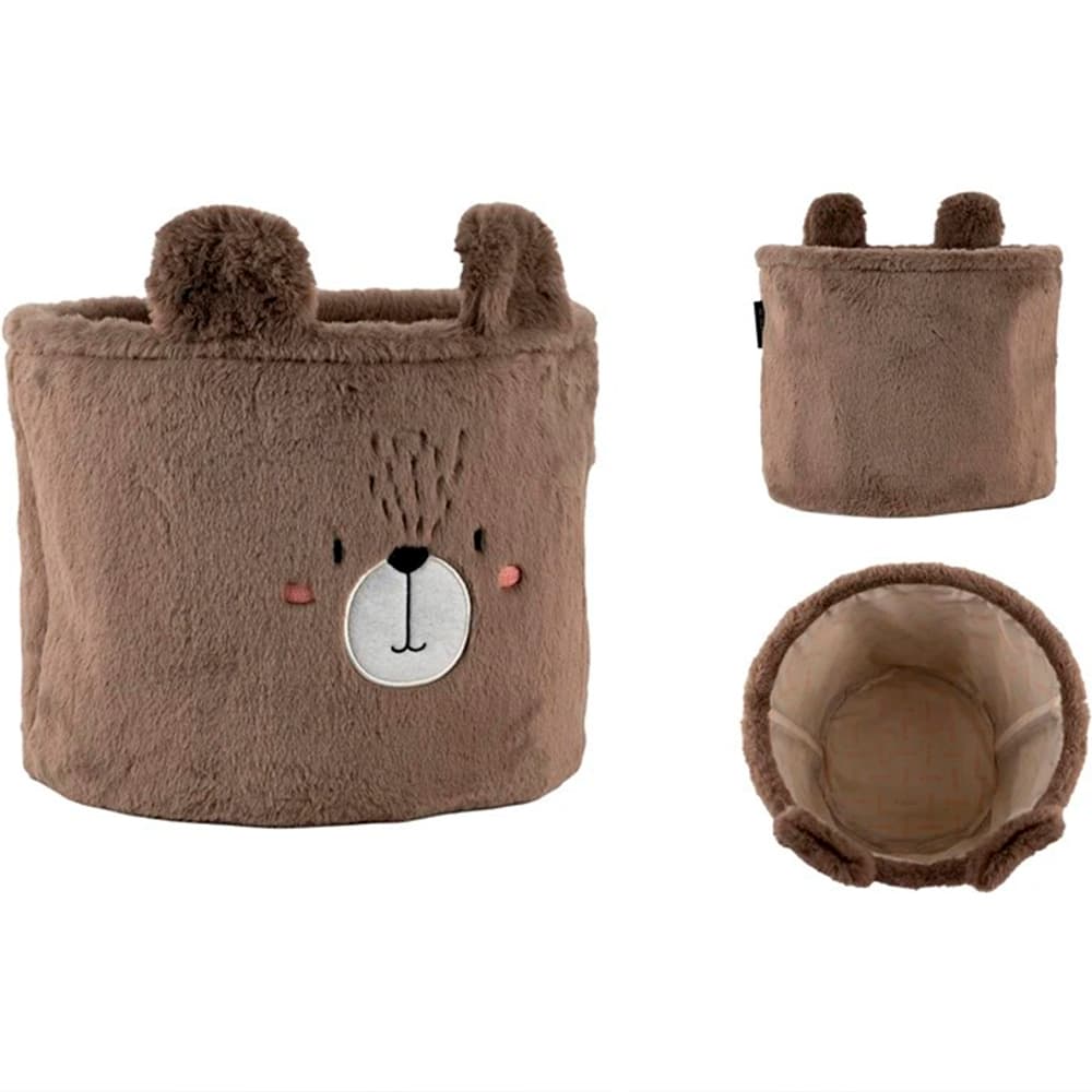 Кошик для зберігання плюшевий "Kite" №K24-3100M-3 Sweet Bear 30х25см — купити | Канцелярський Сад