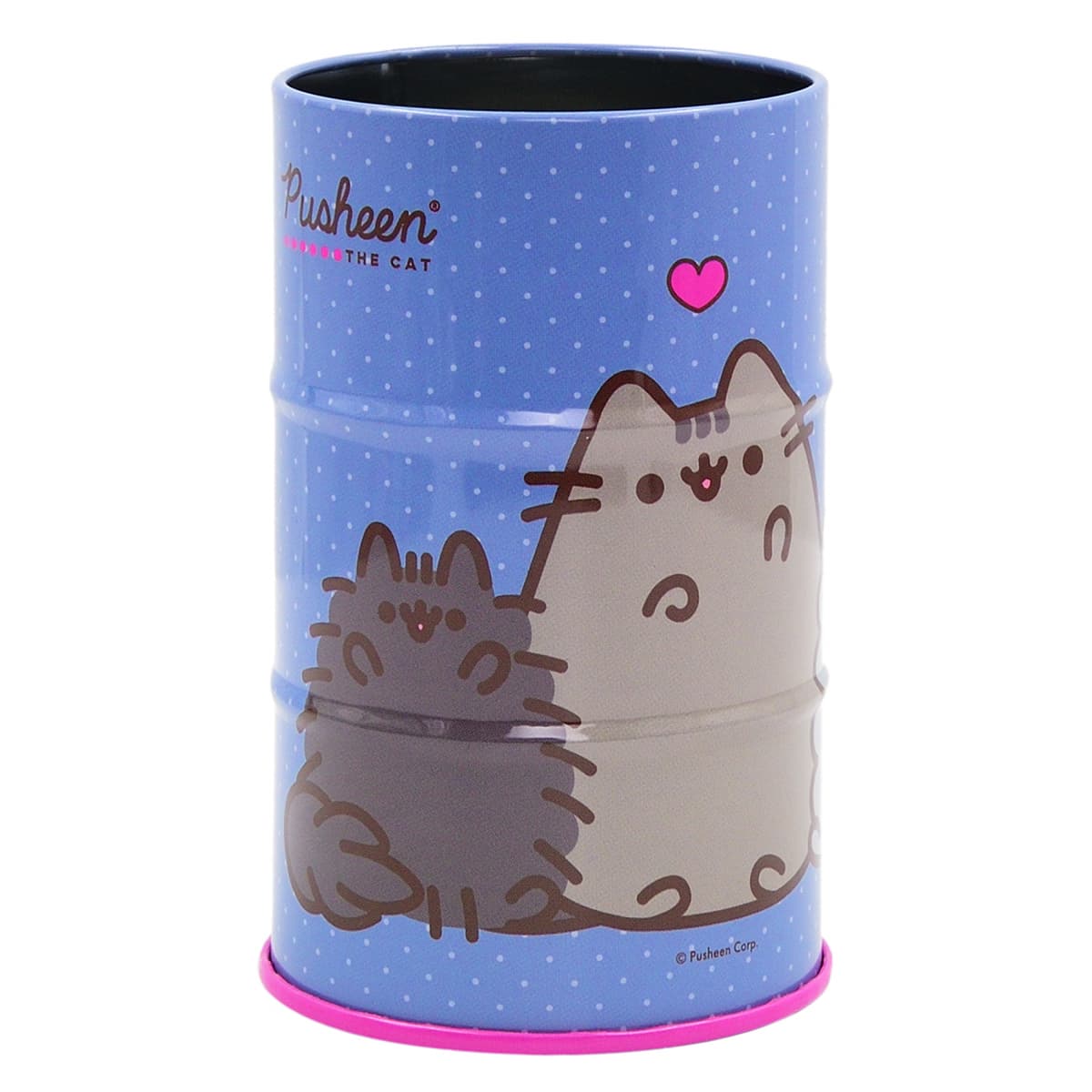 Стакан-підставка метал. "Yes" №708377 "Pusheen" бочка,блакитний — купити | Канцелярський Сад