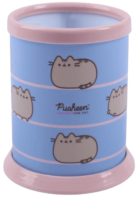 Стакан для ручок "Yes" №940408 "Pusheen" розбірний,світло-рожевий — купити | Канцелярський Сад
