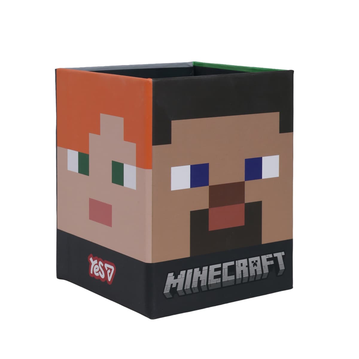 Стакан для ручок "Yes" №708620 "Minecraft" картон — купити | Канцелярський Сад