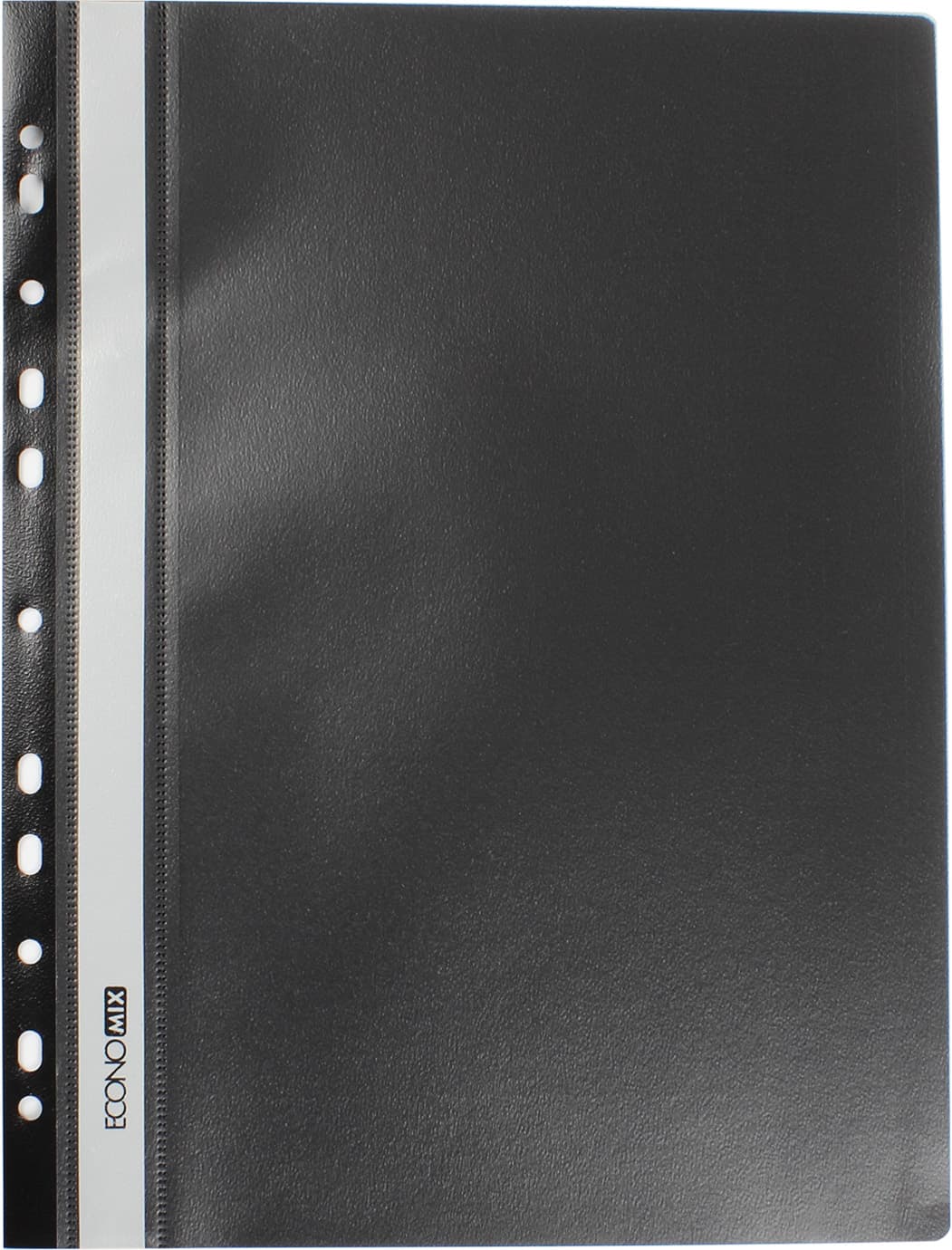 Папка-швидкозш. "Economix" №E31508-01 А4 з прозор.верхом,з перфор.,апельс.,чорна — купити | Канцелярський Сад