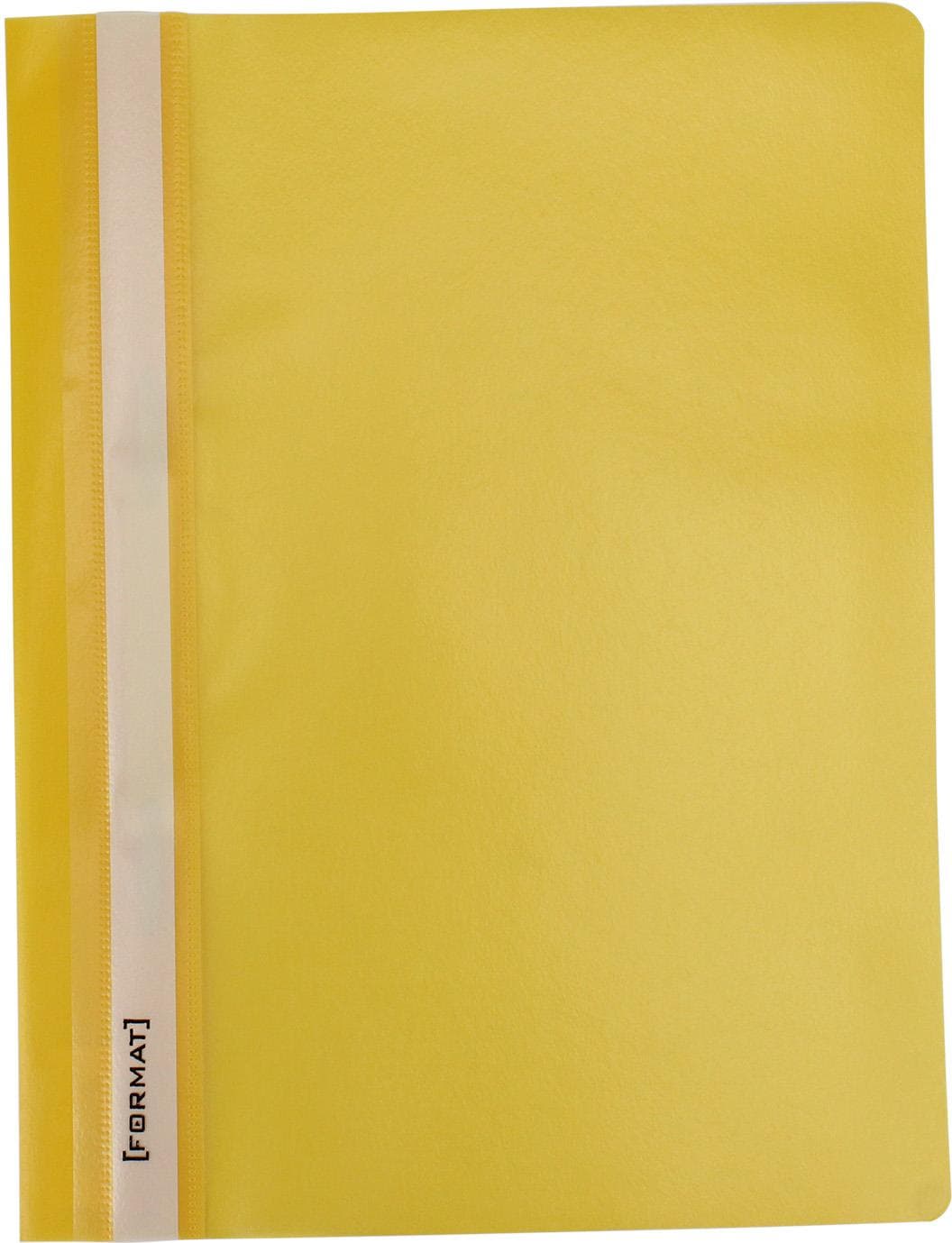 Папка-швидкозш. "Economix Light" №E38503-05 А4 з прозор.верхом,без перфор.,апельс.,жовта — купити | Канцелярський Сад