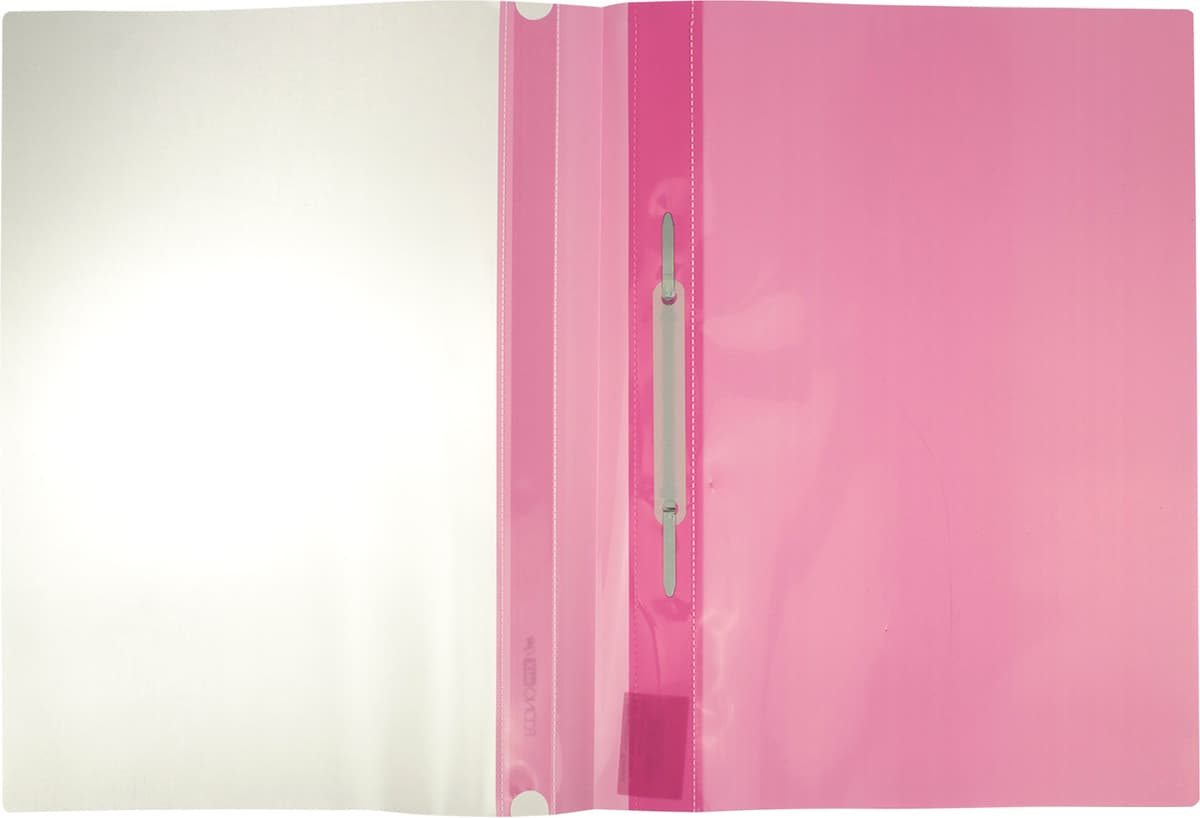 Папка-швидкозш. "Economix Light" №F38503-09 А4 з прозор.верхом,без перфор.,апельс.,рожев. — фото 3
