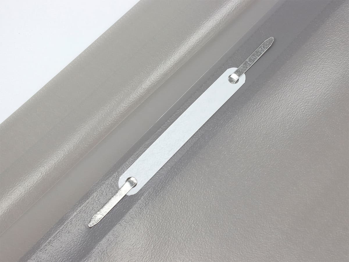 Папка-швидкозш. "Economix Light" №E38503-10 А4 з прозор.верхом,без перфор.,апельс.,сіра — фото 4