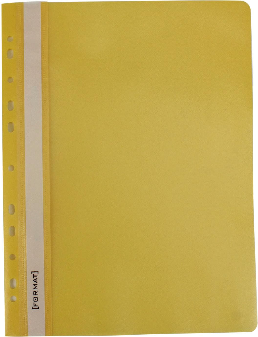 Папка-швидкозш. "Economix Light" №E38504-05 А4 з прозор.верхом,з перфор.,апельс.,жовта — купити | Канцелярський Сад