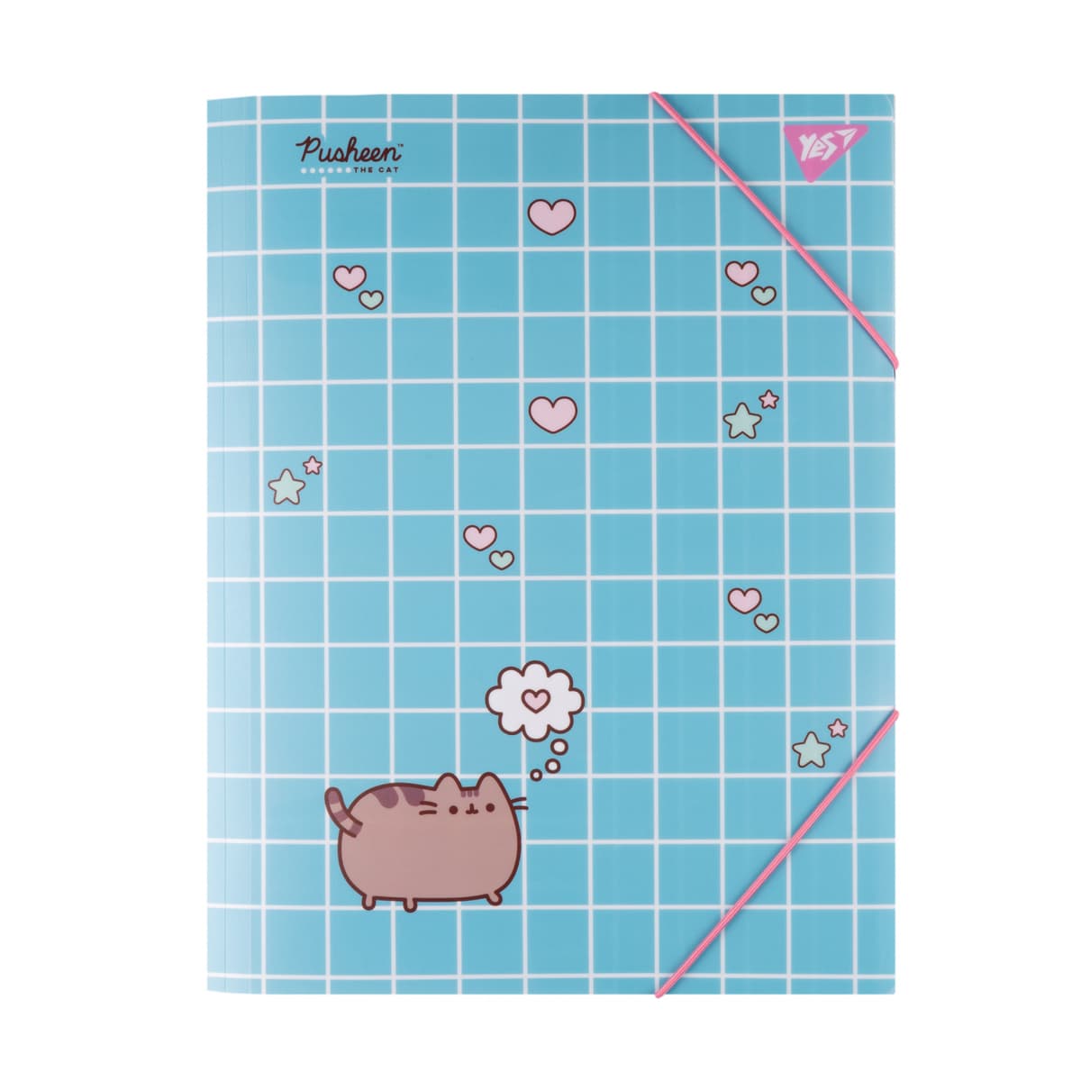 Папка "Yes" А4 №492215 "Pusheen. Hearts" на рез. — купити | Канцелярський Сад