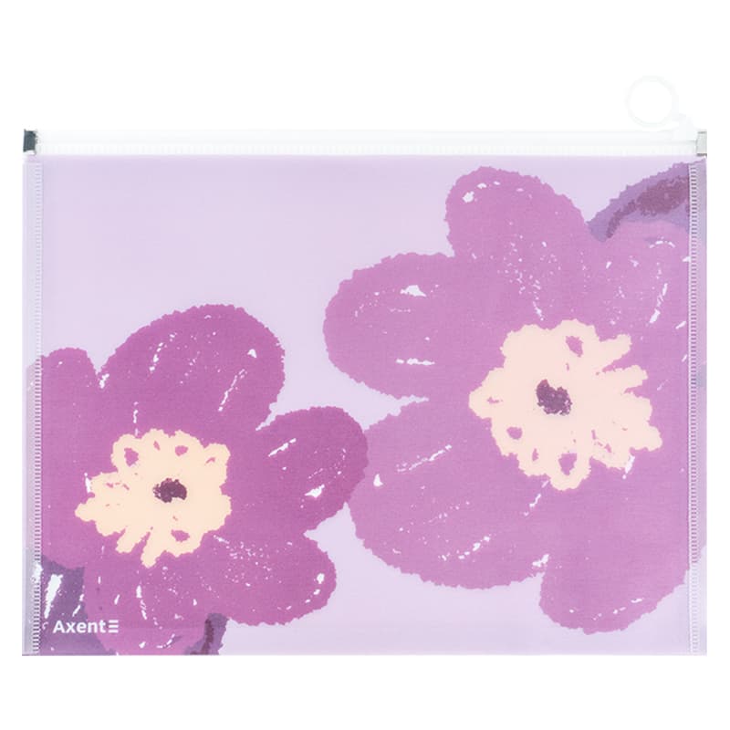 Папка "Axent" №1497-39-A Lavender-4 А4+ zip-lock,на блиск. — фото 3