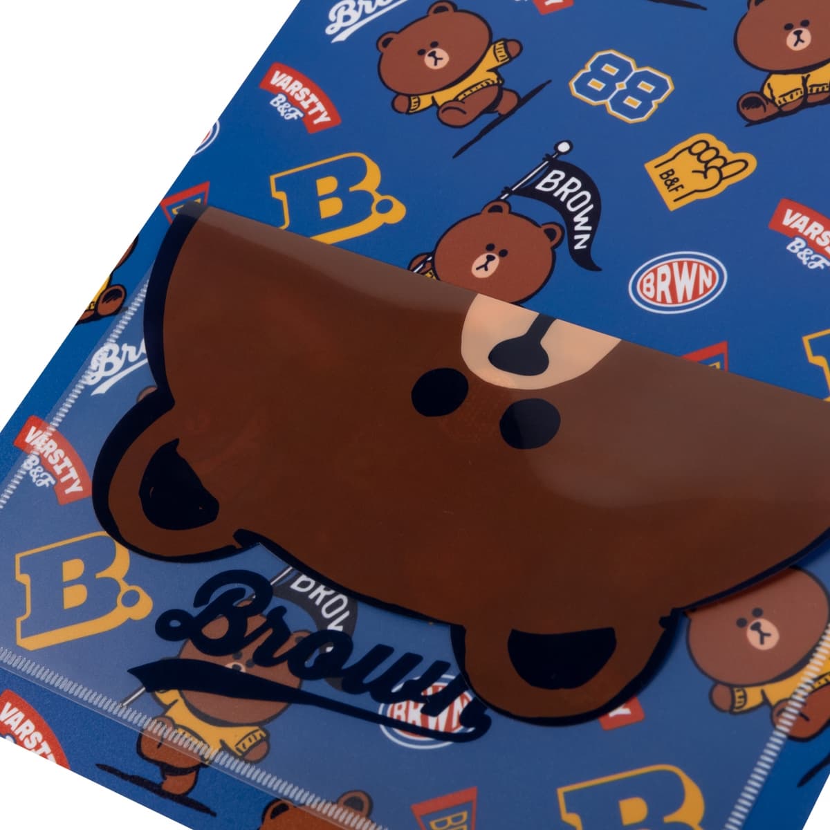 Папка "Yes" №492109 А4 з 20ф. "Line Friends. Brown" з кишенею — фото 3