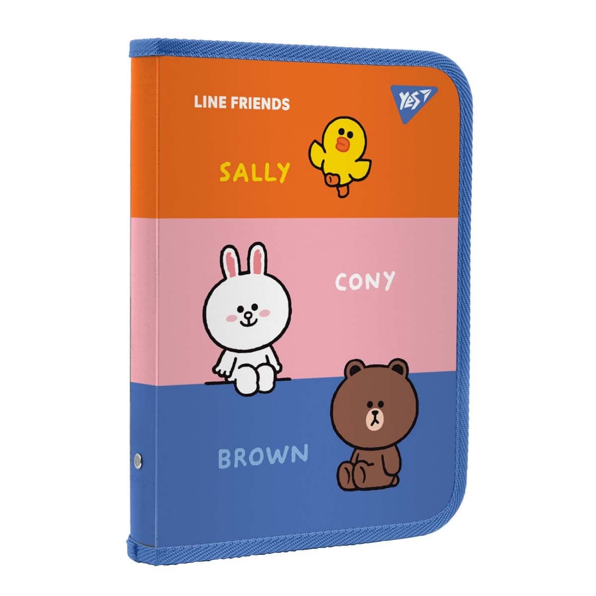 Папка для зош. В5 "Yes" №492155 "Line Friends" на блиск. пласт. — купити | Канцелярський Сад