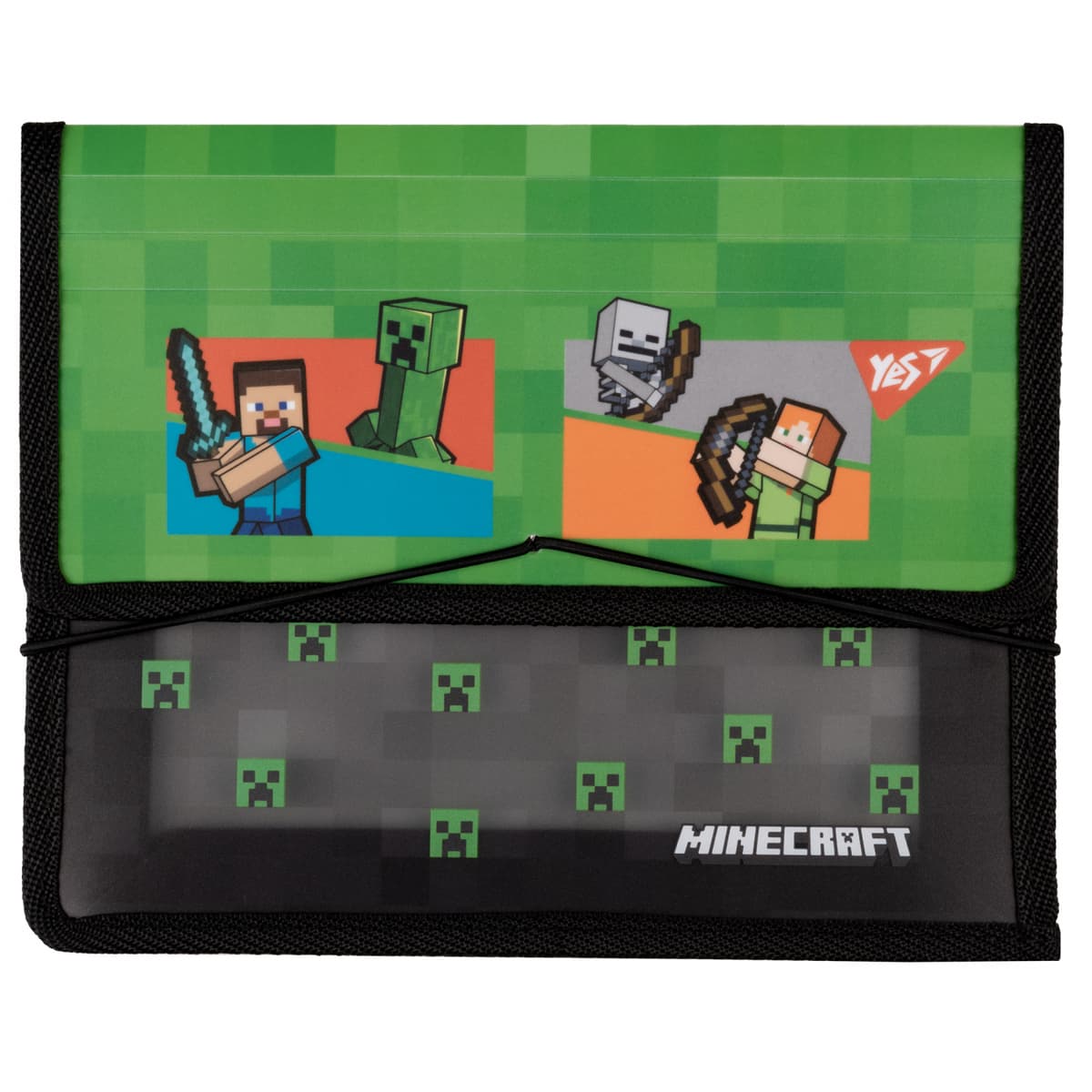 Папка для зош. В5 "Yes" №492207 "Minecraft" на рез. пласт. — купити | Канцелярський Сад