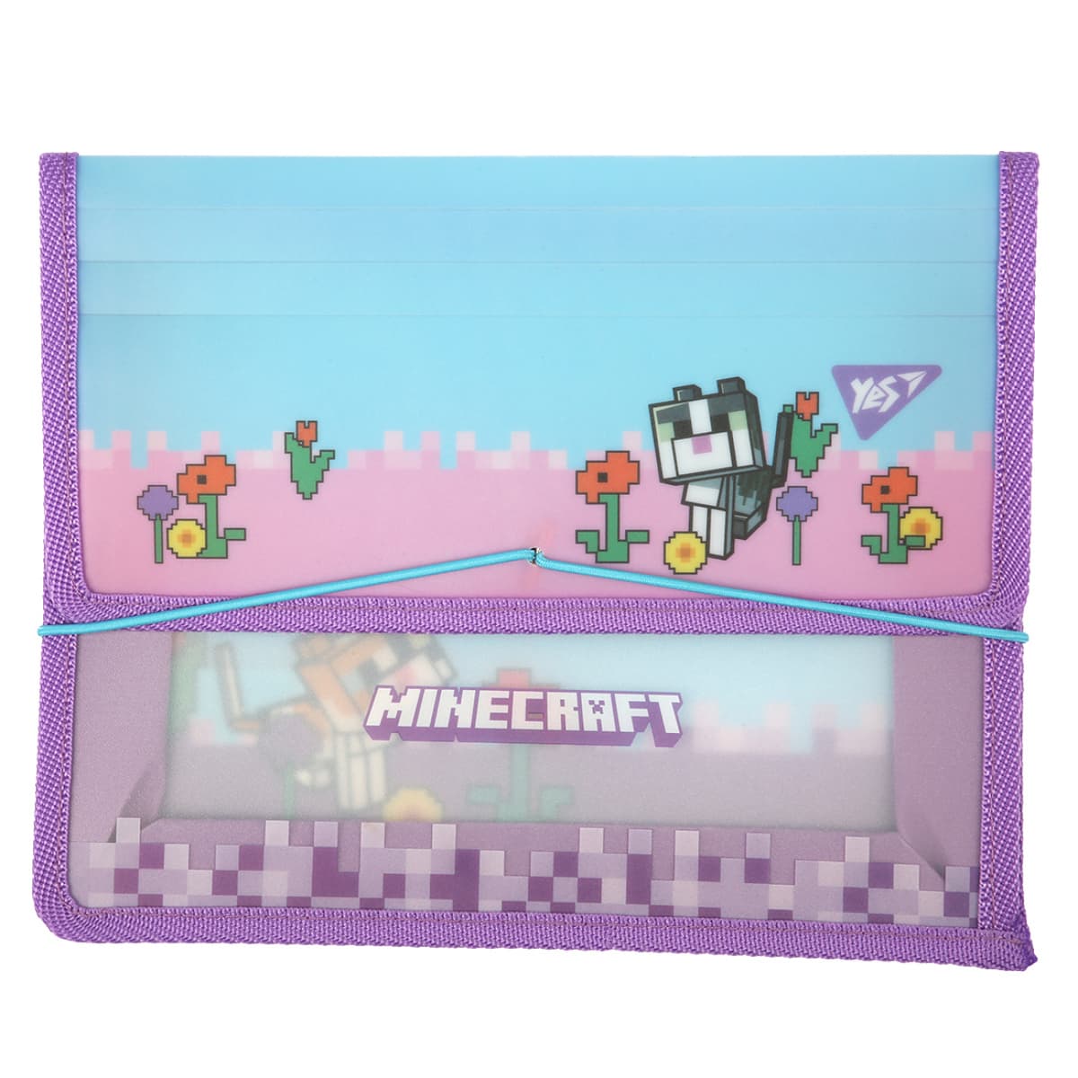 Папка для зош. В5 "Yes" №492308 "Minecraft.Spring" на рез. пласт. — купити | Канцелярський Сад