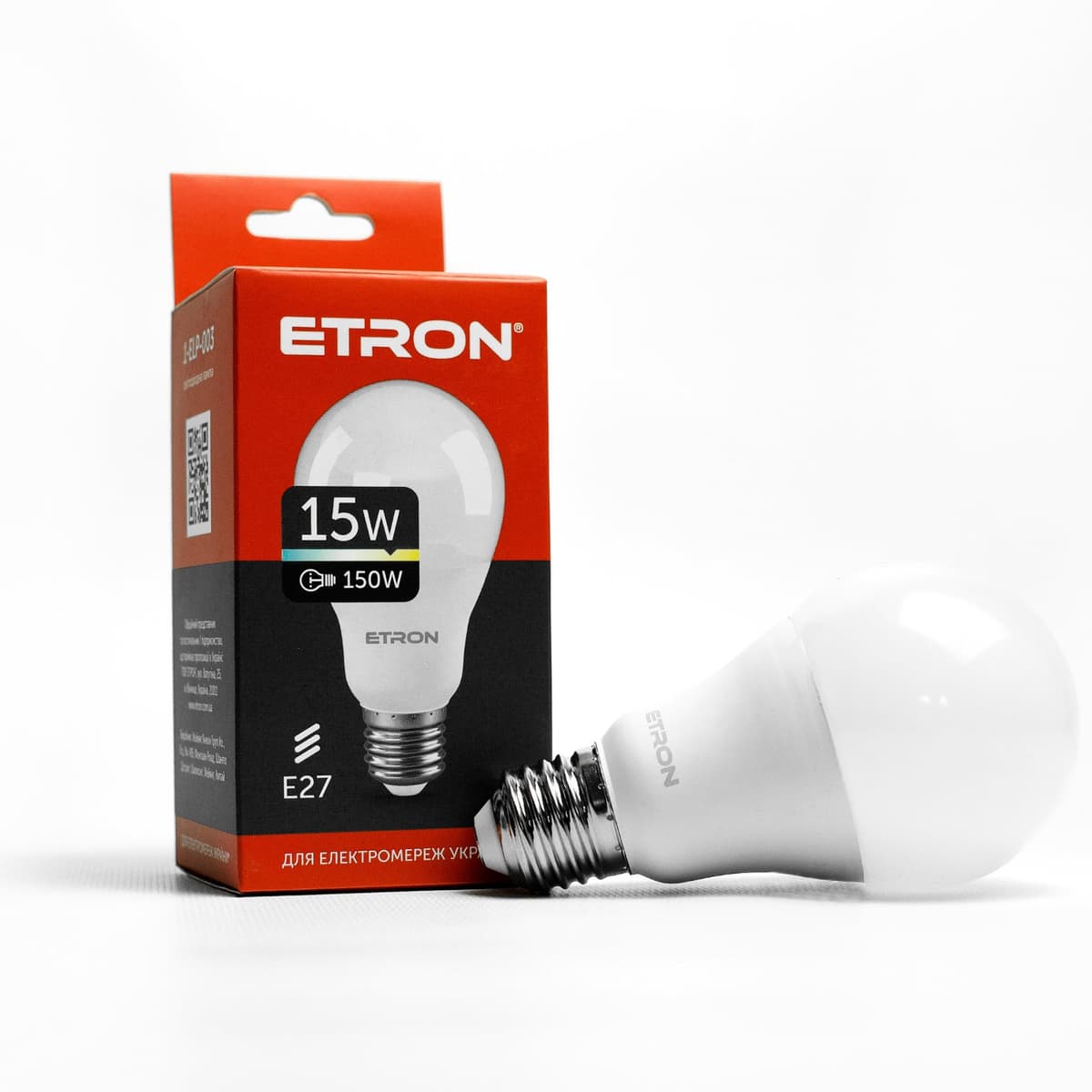 Лампа "Etron Light Power" LED 1-ELP-003 A65 15Вт 3000K Е27 — купити | Канцелярський Сад