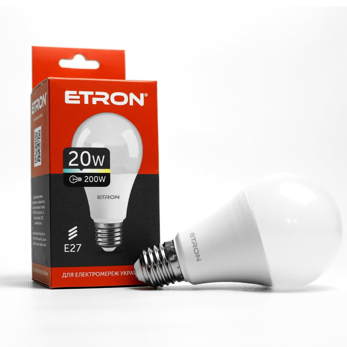 Лампа "Etron Light Power" LED 1-ELP-002 A70 20Вт 4200K Е27 — купити | Канцелярський Сад
