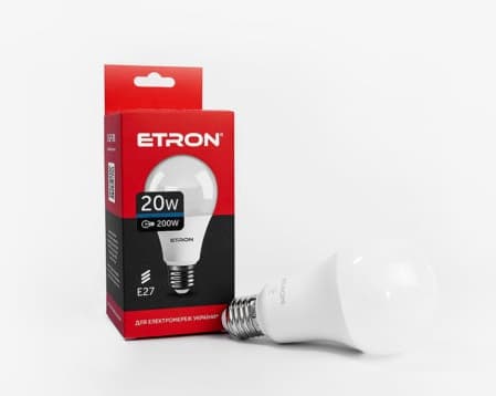 Лампа "Etron Light Power" LED 1-ELP-091 A70 20Вт 6500K Е27 — купити | Канцелярський Сад