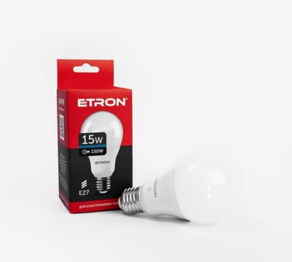 Лампа "Etron Light Power" LED 1-ELP-092 A65 15Вт 6500K Е27 — купити | Канцелярський Сад