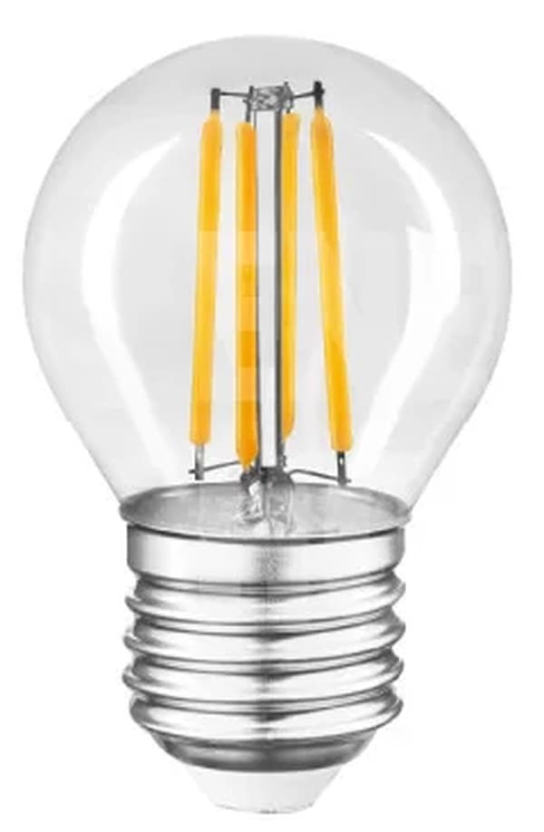Лампа "Etron Filament Power" прозоре скло LED 1-EFP-1145 G45 12Вт 3000K Е27 — купити | Канцелярський Сад