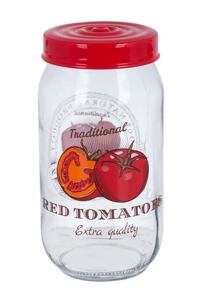 Банка скло "Herevin Tomato" 1л №171541-057/7647 — купити | Канцелярський Сад