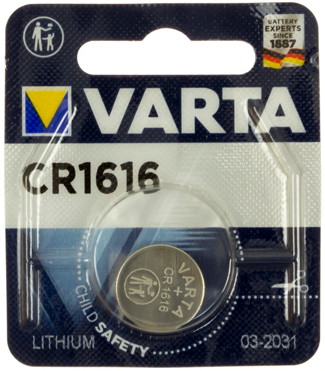 Батарейка Varta CR1616/1bl — купити | Канцелярський Сад