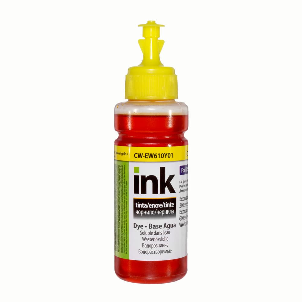 Чорнило ColorWay Epson XP103/600/EW610Y 100мл yellow — купити | Канцелярський Сад