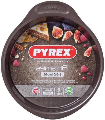 Форма для випічки "Pyrex Asimetria" 26см метал. кругла №67489/AS26BA0 — купити | Канцелярський Сад