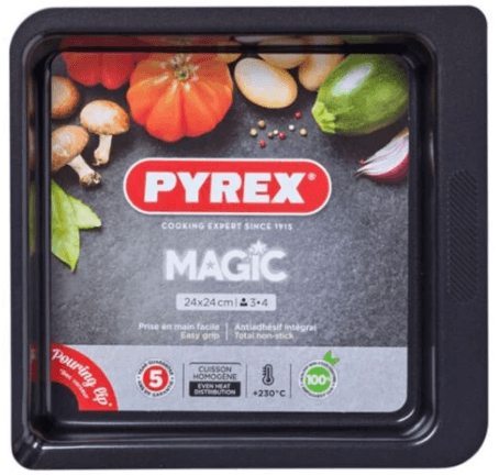 Форма для випічки "Pyrex Magic" 24х24см метал. квадрат. №MG24SR6/7646 — купити | Канцелярський Сад