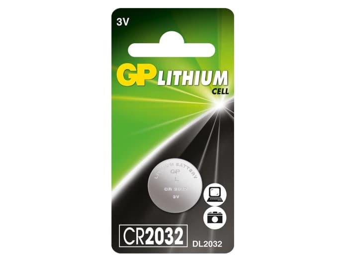 Батарейка GP Lithium Cell CR2032 3V/1bl — фото товару | Канцелярський Сад