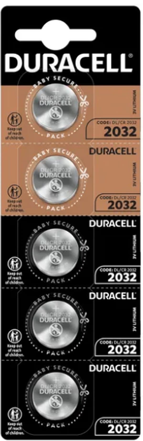 Батарейка Duracell CR2032/5bl — купити | Канцелярський Сад