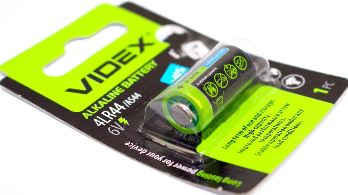 Батарейка Videx 4LR44/A544/1bl — фото 3