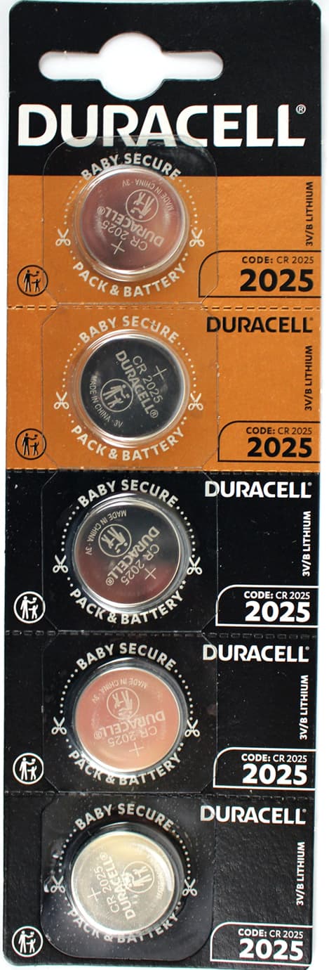 Батарейка Duracell Алкалайн CR2025/5b — купити | Канцелярський Сад