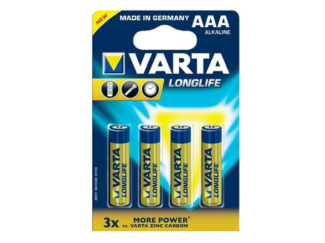 Акумулятори Varta R2U Ni-Mh (R-03,800mAh)/блістер 4шт — купити | Канцелярський Сад