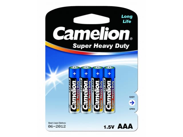Батарейки Camelion blue R-03/блістер 4шт — купити | Канцелярський Сад