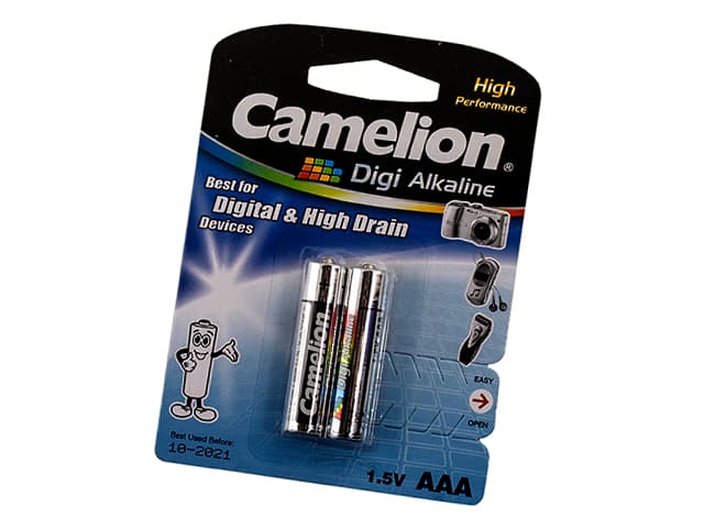 Батарейки Camelion Digi Alkaline LR-03/блістер 2шт — купити | Канцелярський Сад