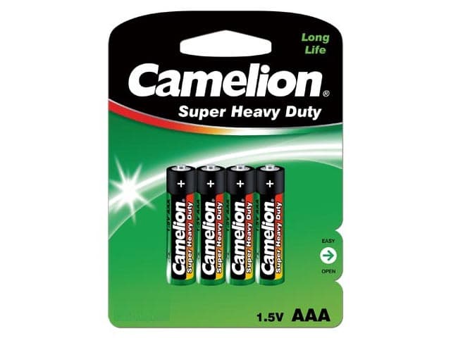 Батарейки Camelion green R-03/блістер 4шт — купити | Канцелярський Сад