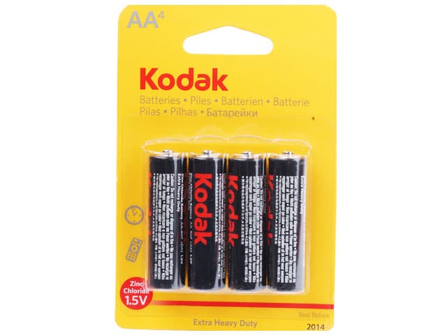 Батарейки Kodak Super Heavy Duty R-06/блістер 4шт — купити | Канцелярський Сад