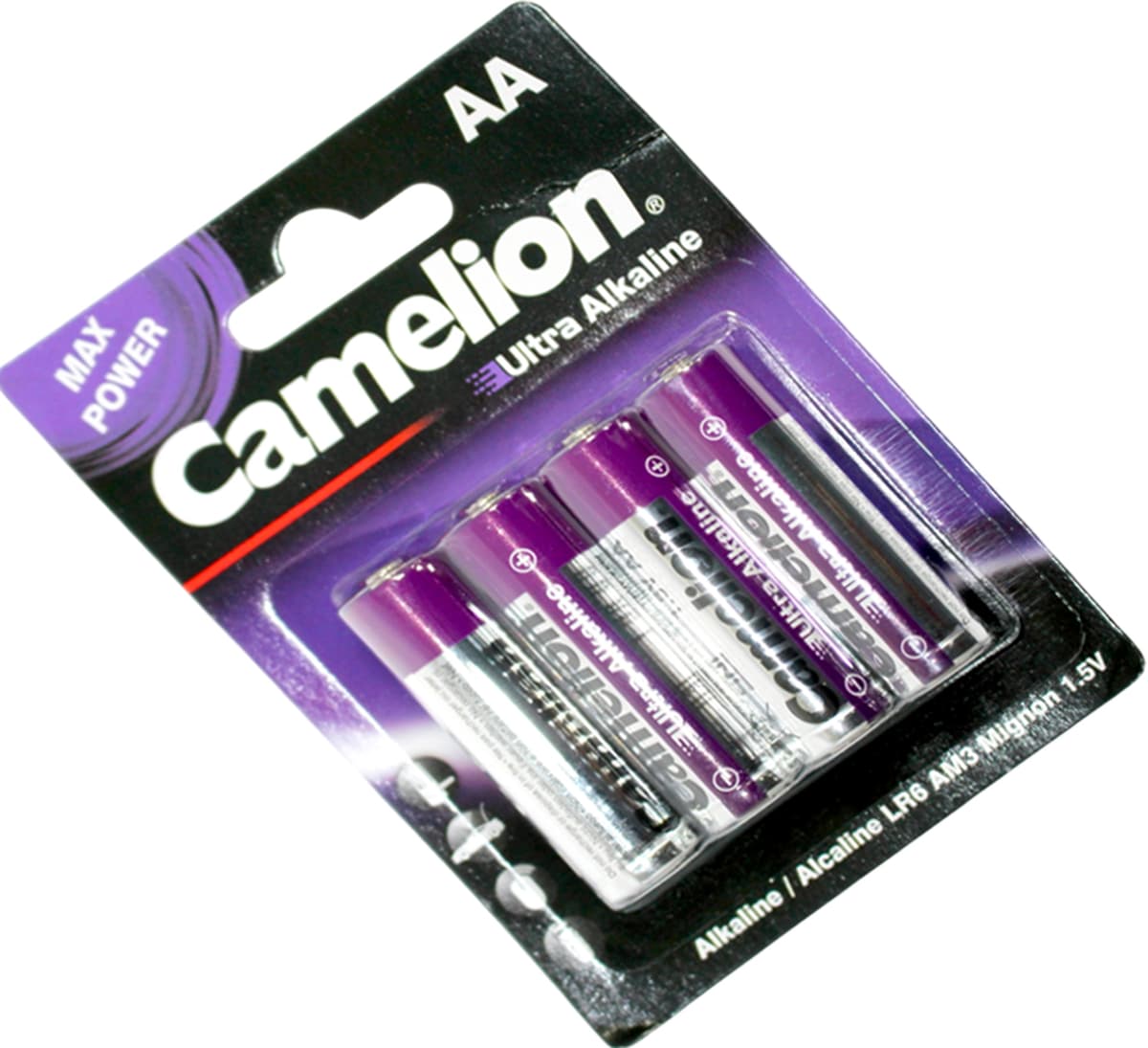 Батарейки Camelion Max Power Ultra violet LR-06/блістер 4шт — фото 3