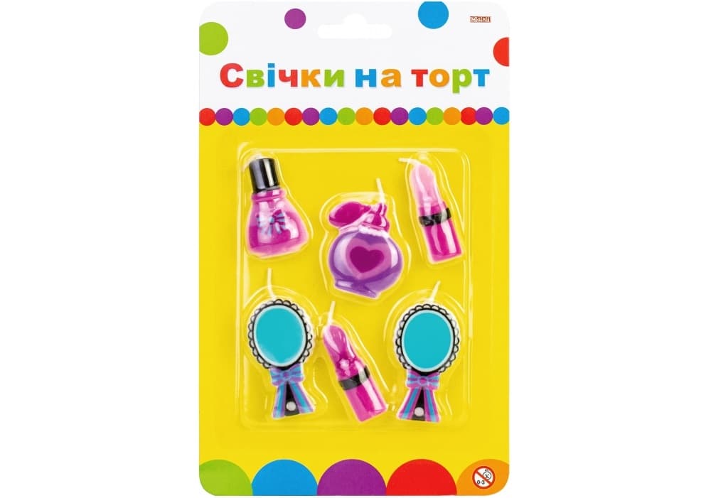 Набір свічок "Мейкап" (6шт) №MX624031 — купити | Канцелярський Сад