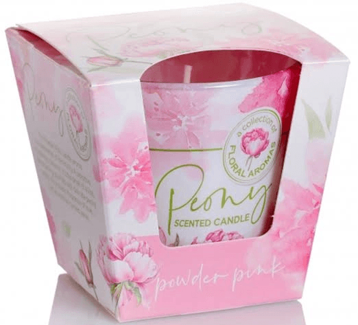 Свічка з ароматом "Bartek candles" 115г/30год. Peony — купити | Канцелярський Сад