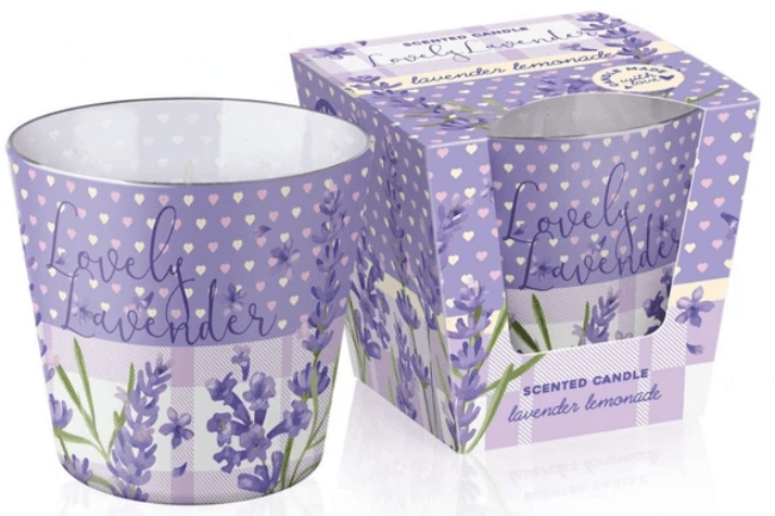 Свічка з ароматом "Bartek candles" 115г/30год. Lavander Lemonade — купити | Канцелярський Сад