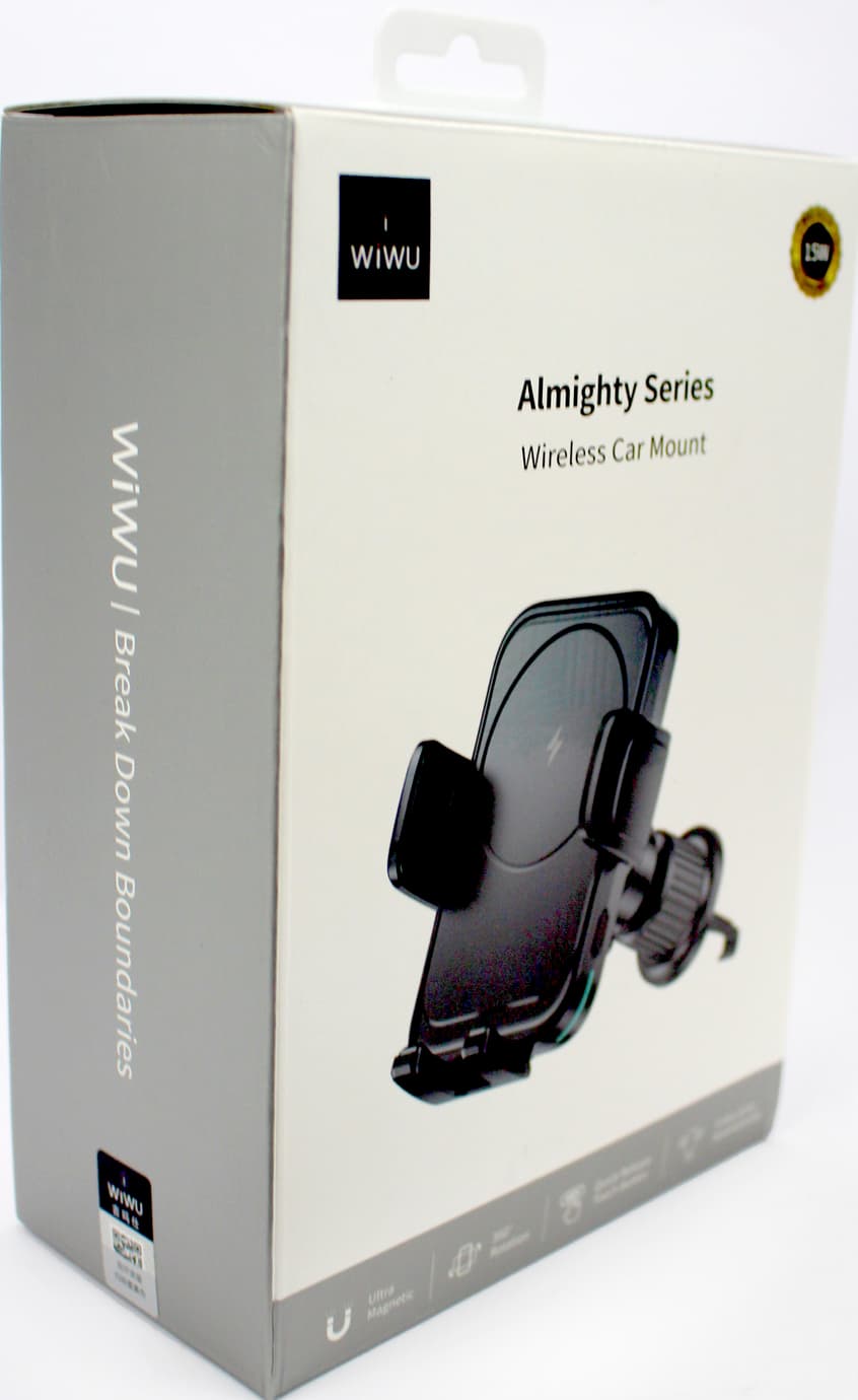 Автотримач WIWU Universal Automatic Wireless car charger Black №CH-321/Breidon — фото 3